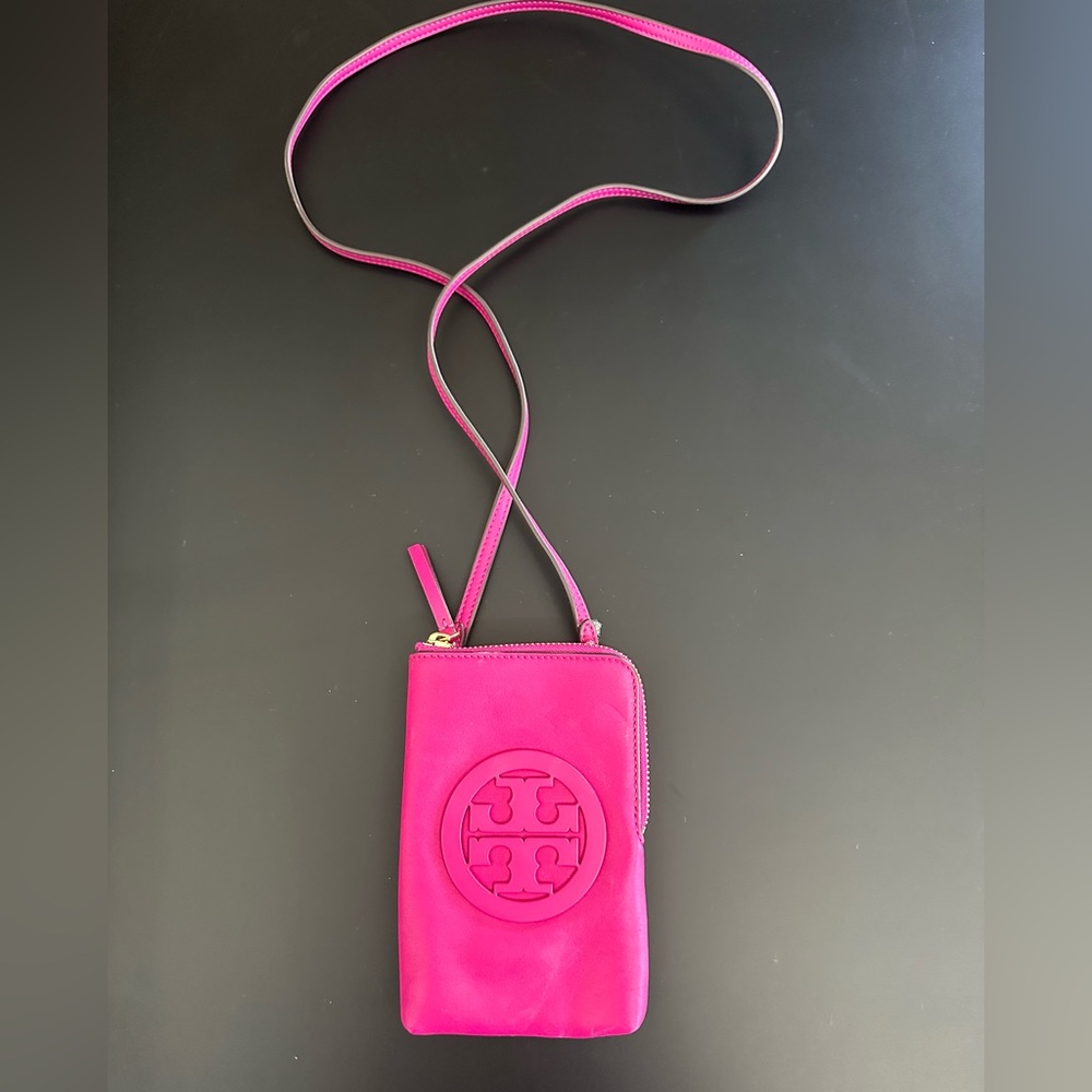Tory Burch embellished mini leather crossbody